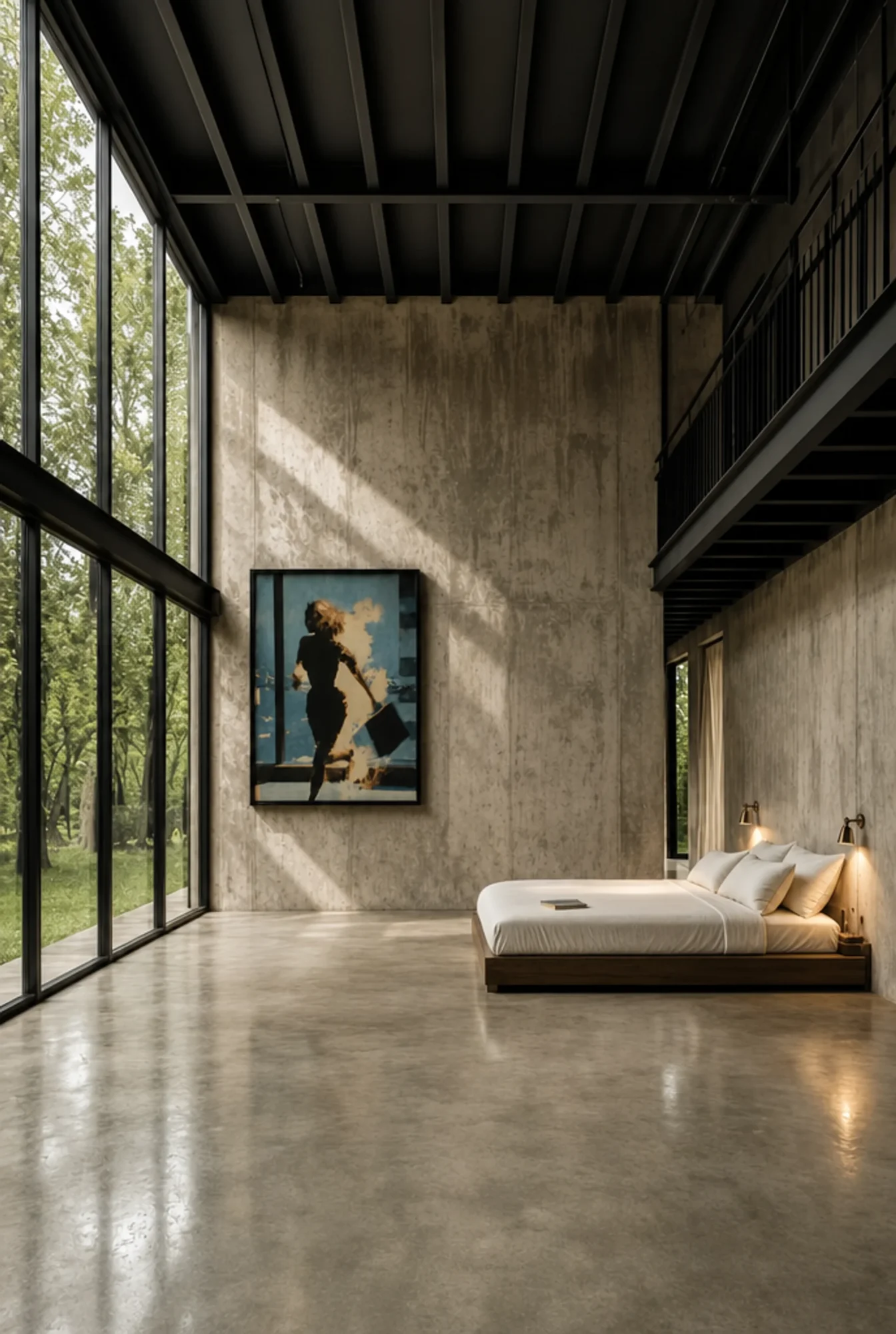 A bedroom brought to its best by an honest Maison Frame edit